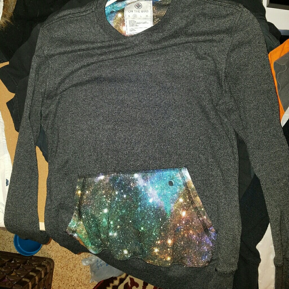 Galaxy pocket sweatshirt